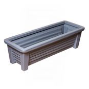 TopPlanter: Rectangular Step Planter – 106x36x31cm